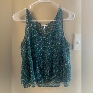 Kina Chic Green Floral Top